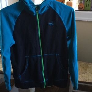 Boys size 14/16 zip up NorthFace